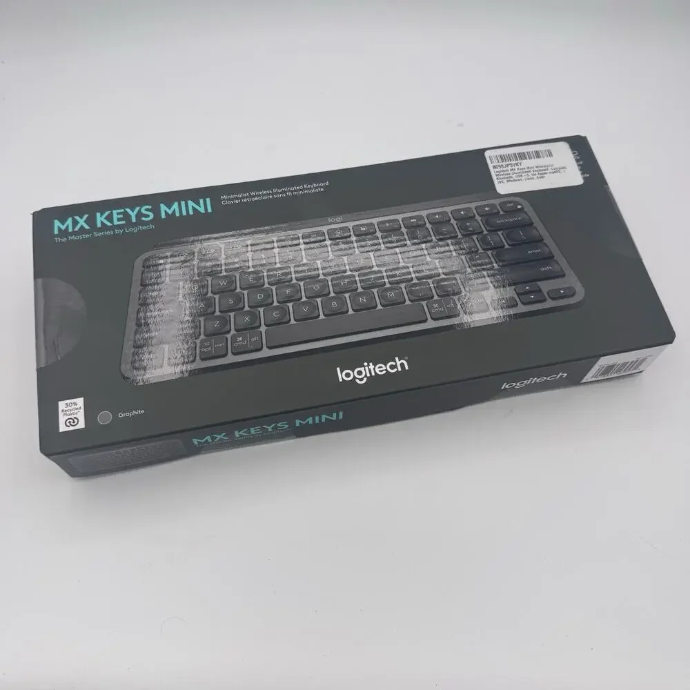 Logitech MX Keys Mini Wireless Keyboard (Black), English - US